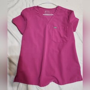 Pink Catarina Scrub Top